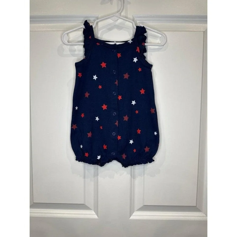 Carters Girls‎ Star Romper Size 3-6 Months